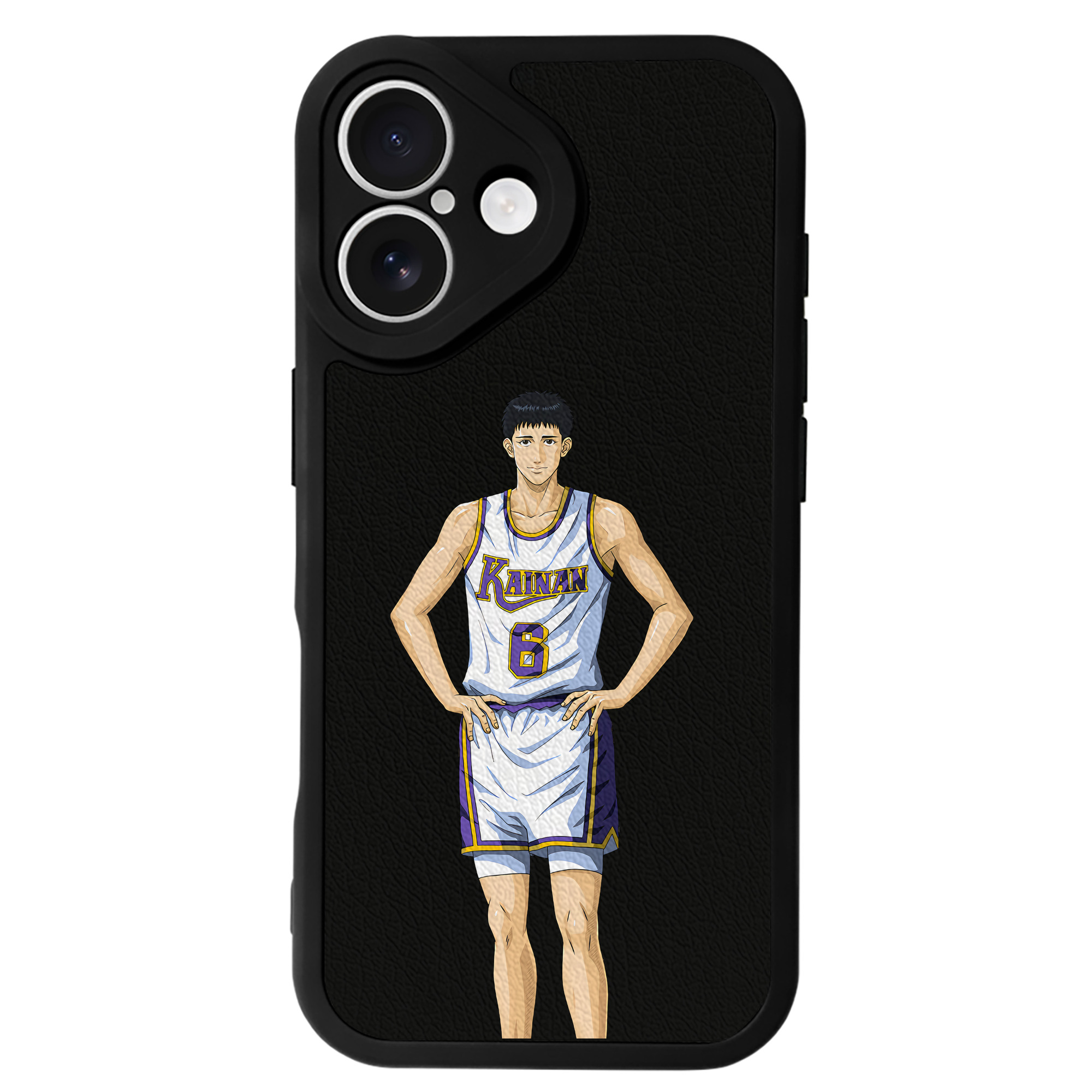 （画像用） SLAM DUNK／スラムダンク 【iPhone 16シリーズ対応】シリコンスマホケース（レザー調） 材質：シリコン